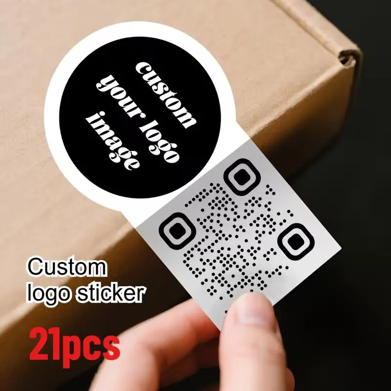 Print QR Code Stickers for Business and Events, QR Code Stickers Printing, Custom QR Stickers, Free Shipping