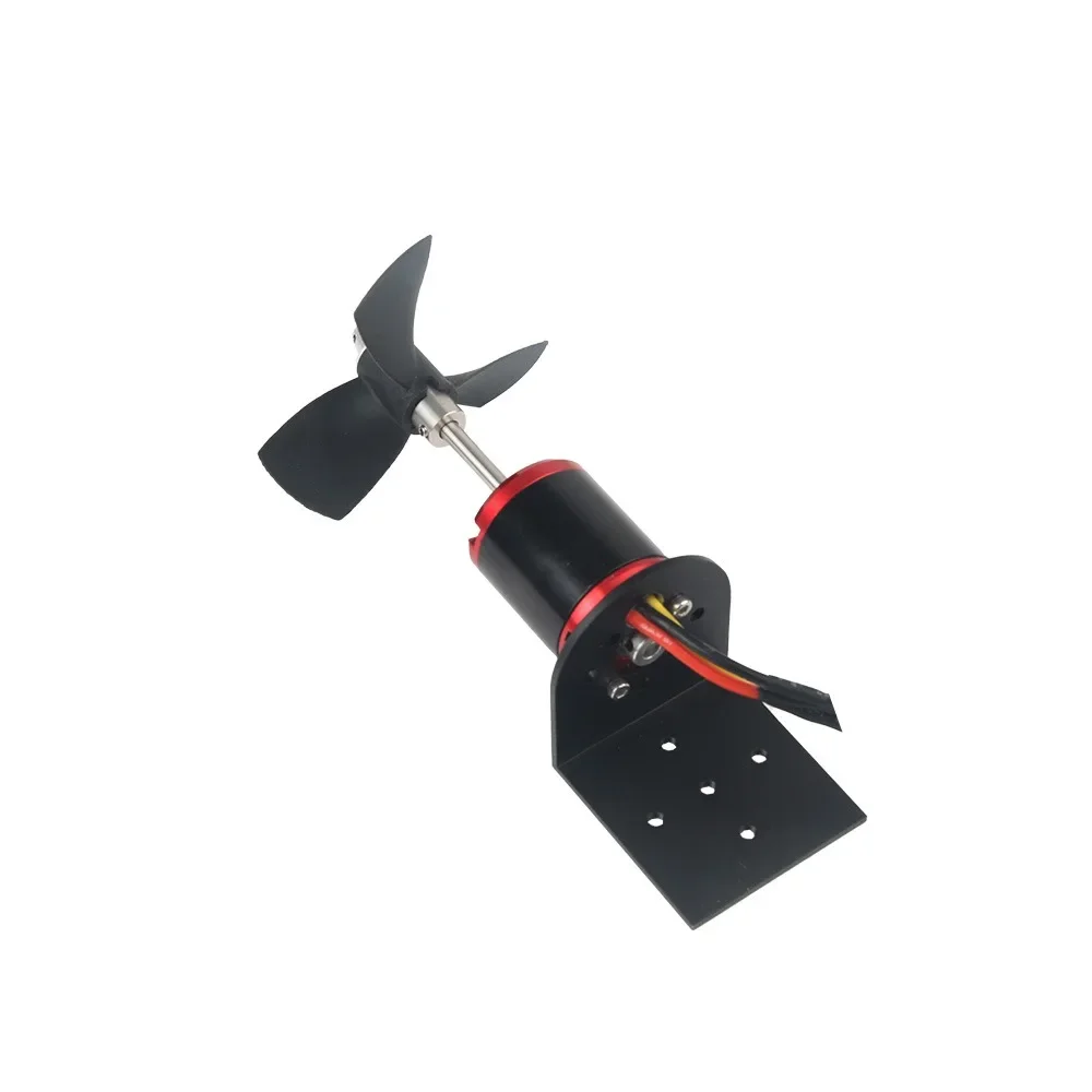 KYO-6T propulsor submarino de empuje de 6kg 24V 50A 456W Motor impermeable sin escobillas con hélice de plástico de 3 aspas para barcos RC