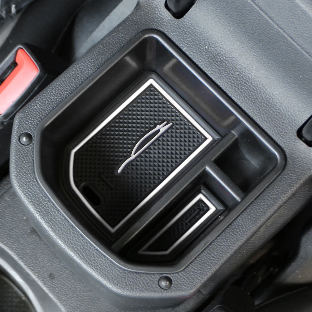 ل Volkswagen VW Troc T-Roc T Roc 2018 - 2023 مسند الذراع صندوق صينية تخزين حامل وحدة التحكم المركزية تستيفها ملحقات منظم