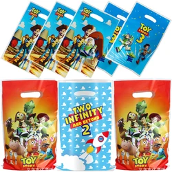 10pcs/lot Toy Story Theme Boys Kids Favors Happy Birthday Party Candy Surprise Plastic Decorations Gifts Goodie Loot Bag