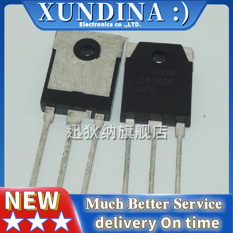 5PCS/LOT G80N60UFD 80N60 TO-3P new and original IC