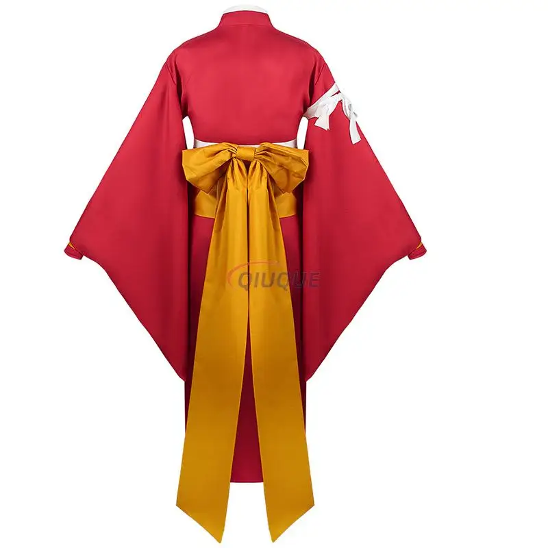 Izumi Kyouka Cosplay Costume with Headwear Anime BSD Cosplay Wig Women Kimono Yukata Halloween Carnival Uniform Dress Outfits