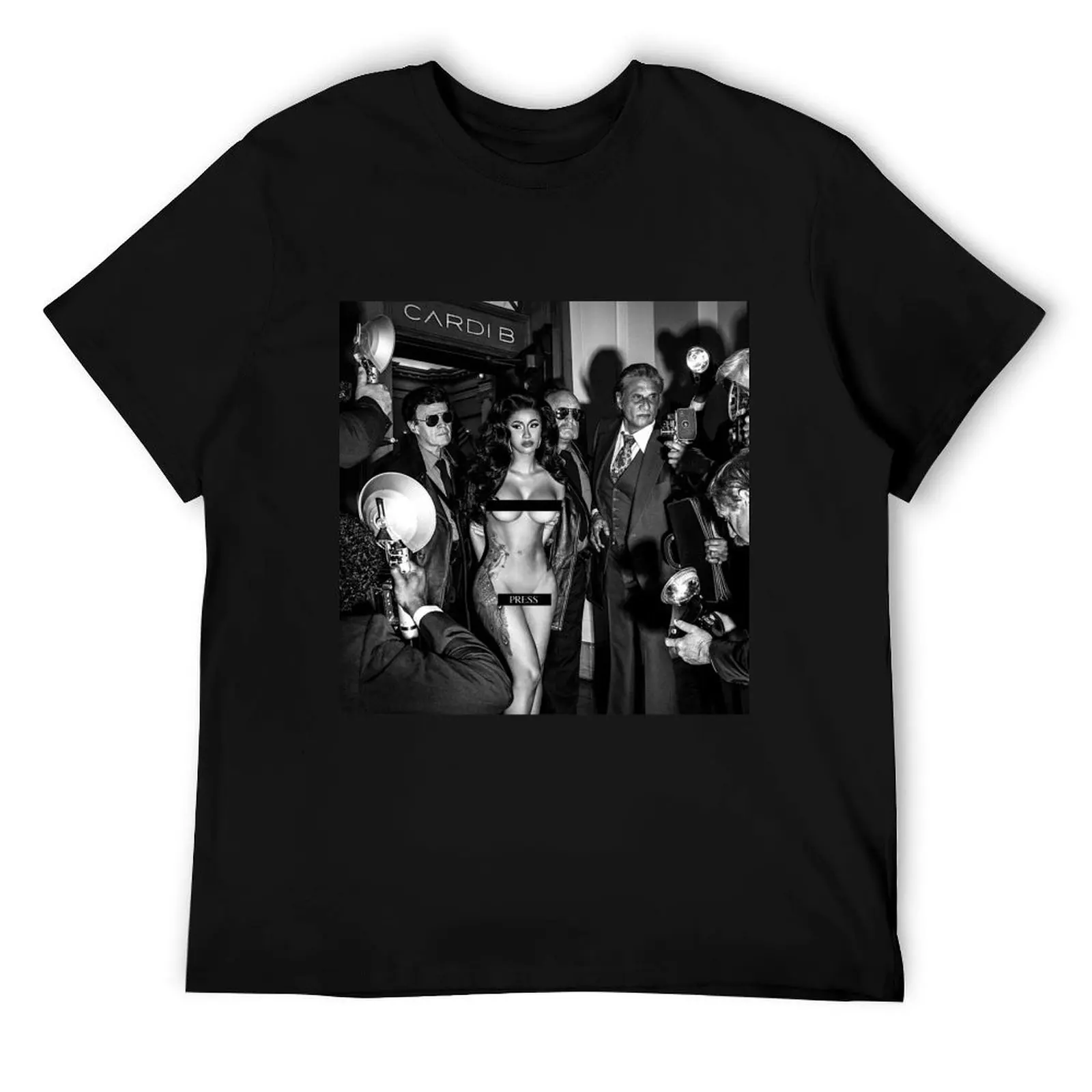 

Cardi B press T-Shirt t shirt man cotton mens graphic t shirts t shirt man casual T-Shirt