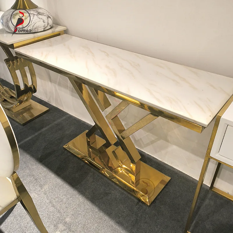 Entry door porch table light luxury simple modern  marble decorative cabinet end view partition cabinet stainless