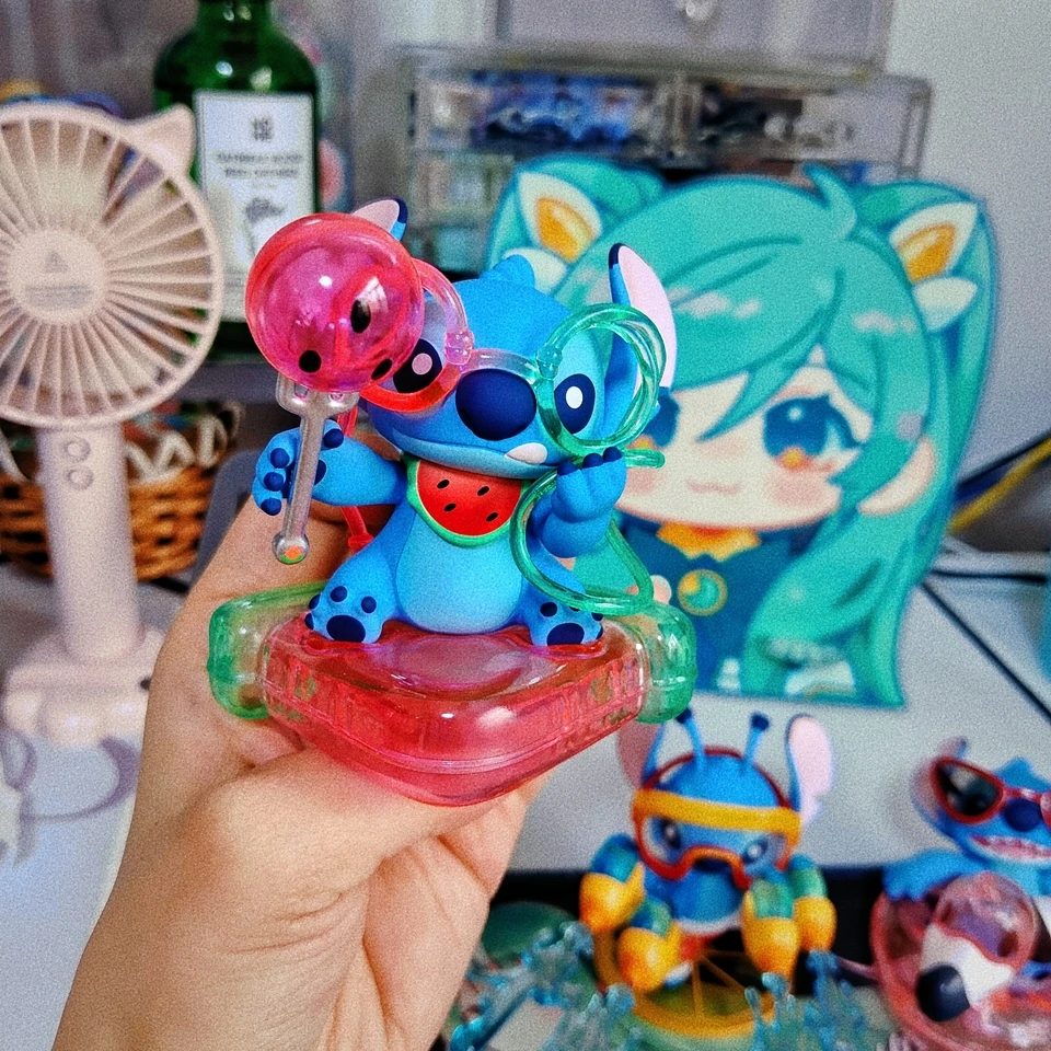 Disney Stitch Zomer Carnaval Serie Blinde Doos Speelgoed Anime Schattige Trendys Ornament Modelcollectie Pop Mystery Box Verrassing Geschenken