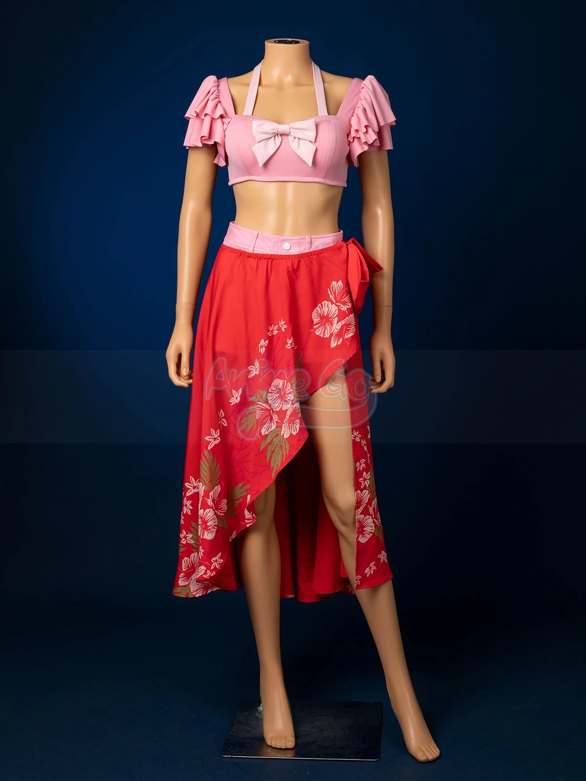 

Game FF VII Aerith Gainsborough Cosplay Costume Aerith Swimsuit Women Role Play Outfit Halloween