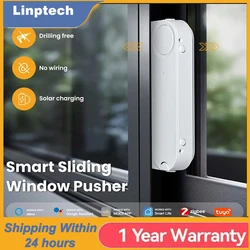 Linptech Smart Window Pusher Sensor Free Track Drilling Wiring Socket Permanent Battery Life Work for Mijia APP