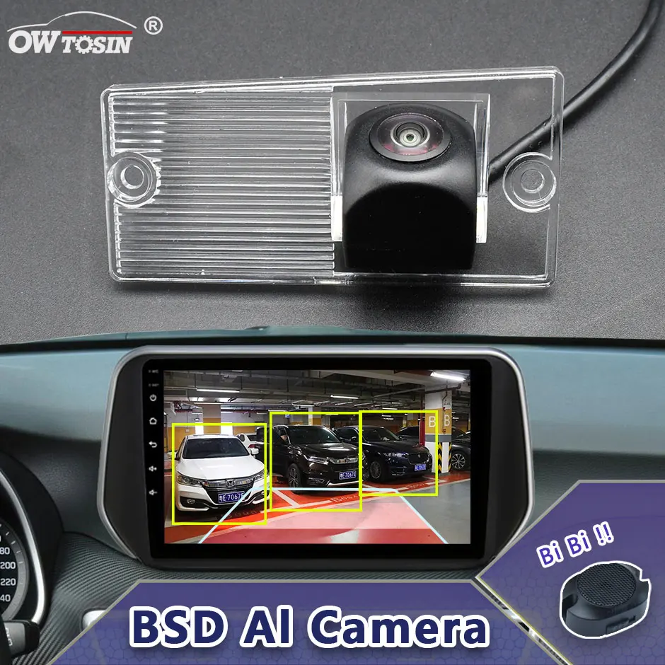 

1920x1080P AHD AI Car Vehicle view Camera For Kia Sportage MK2 2005 2006 2007 2008 2009 2010 BSD Blind Spot Radar Alarm Monitor