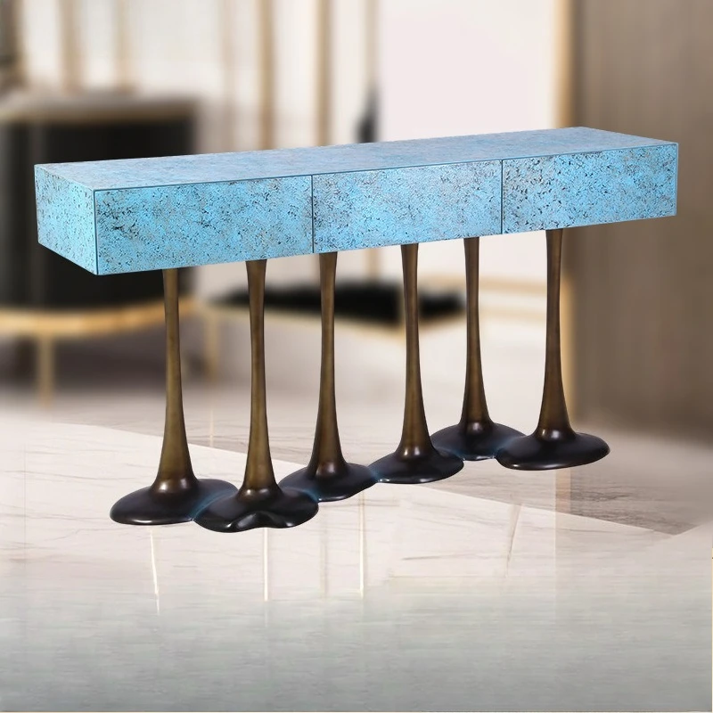 

Entrance table high-end high-end entrance side cabinet household afternoon tea modern high-end entrance cabinet