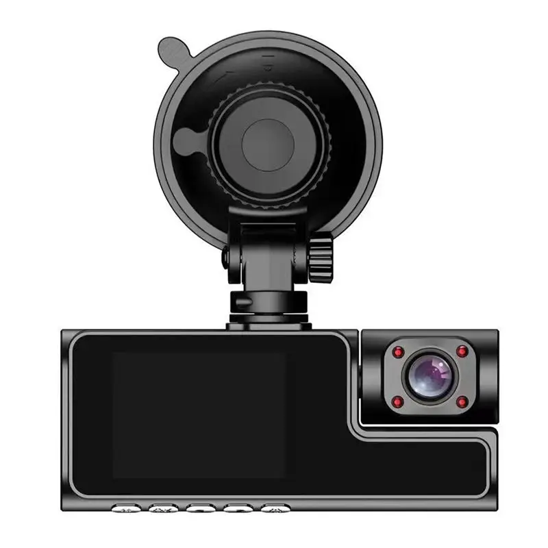 

Надежный видеорегистратор HD 1080P с 2-дюймовым экраном, 3-канальной записью, Wi-Fi, 3 объективами, мониторингом парковки и ночным видением, автомобильный видеорегистратор D
