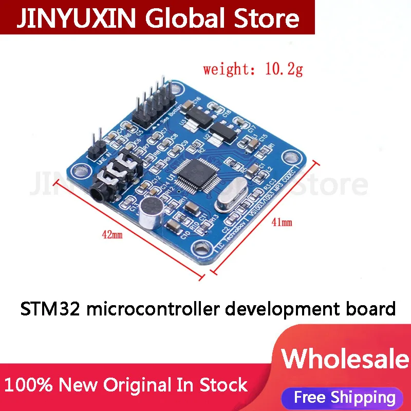 1Pcs VS1003 MP3 Module VS1003B Decoding Containing Microphones STM32 Microcontroller Development Board Accessories