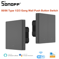 SONOFF M5 SwitchMan WiFi Switch eWeLink-Remote Smart House Wall Button 80/86 Type Switch Works With Alexa Google Home Alice