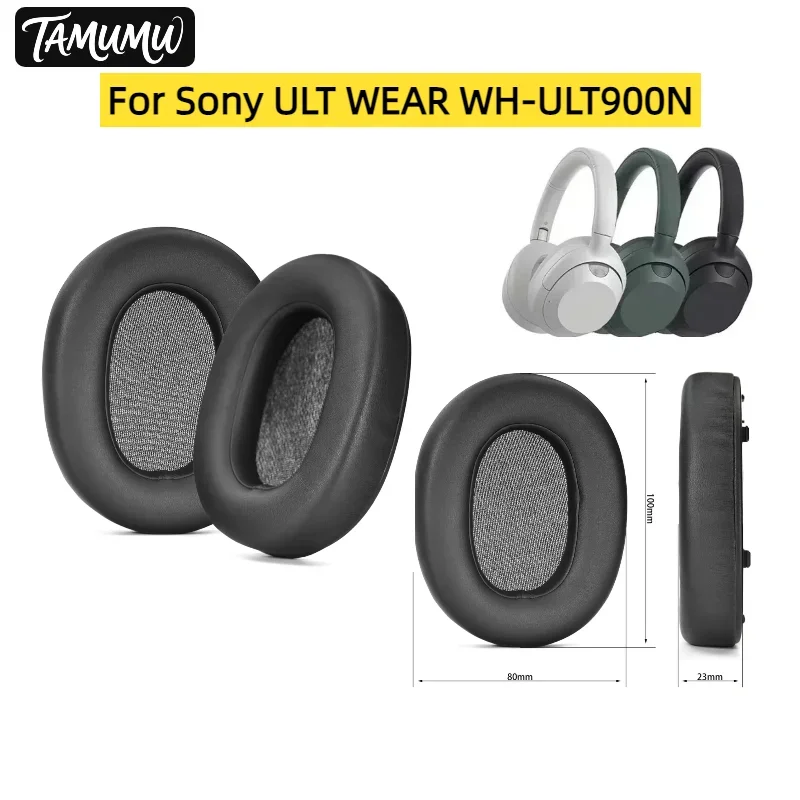 

1 Pair Replacement Foam Ear Pads Pillow Cushion Cover for Sony ULT WEAR WH-ULT900N Headphone Headset Tamum