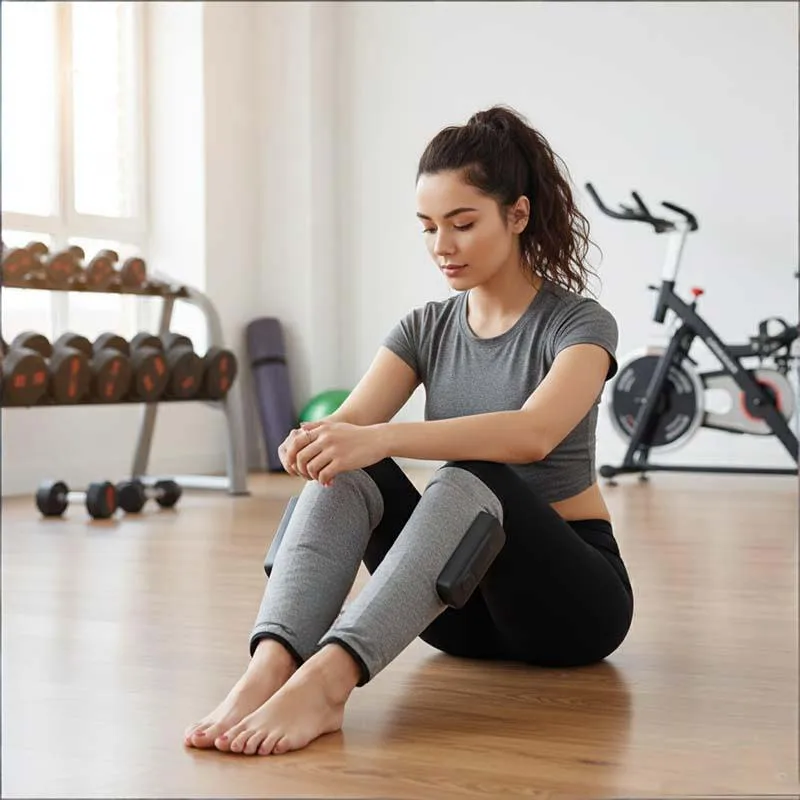 Factory Price USB Rechargeable Cordless Electric Arm And Leg Massager For Muscle Relaxation And DVT Prevention