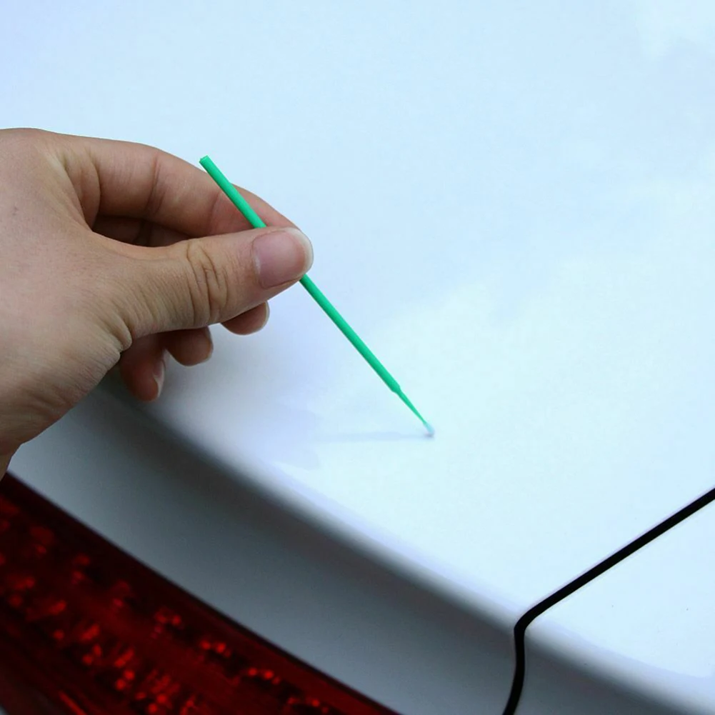 100pcs Paint Brushes Paint Touch-up Dentistry Pen Car Applicator Brush Once-only Use Automobile Pen Cleaning Paint Brush