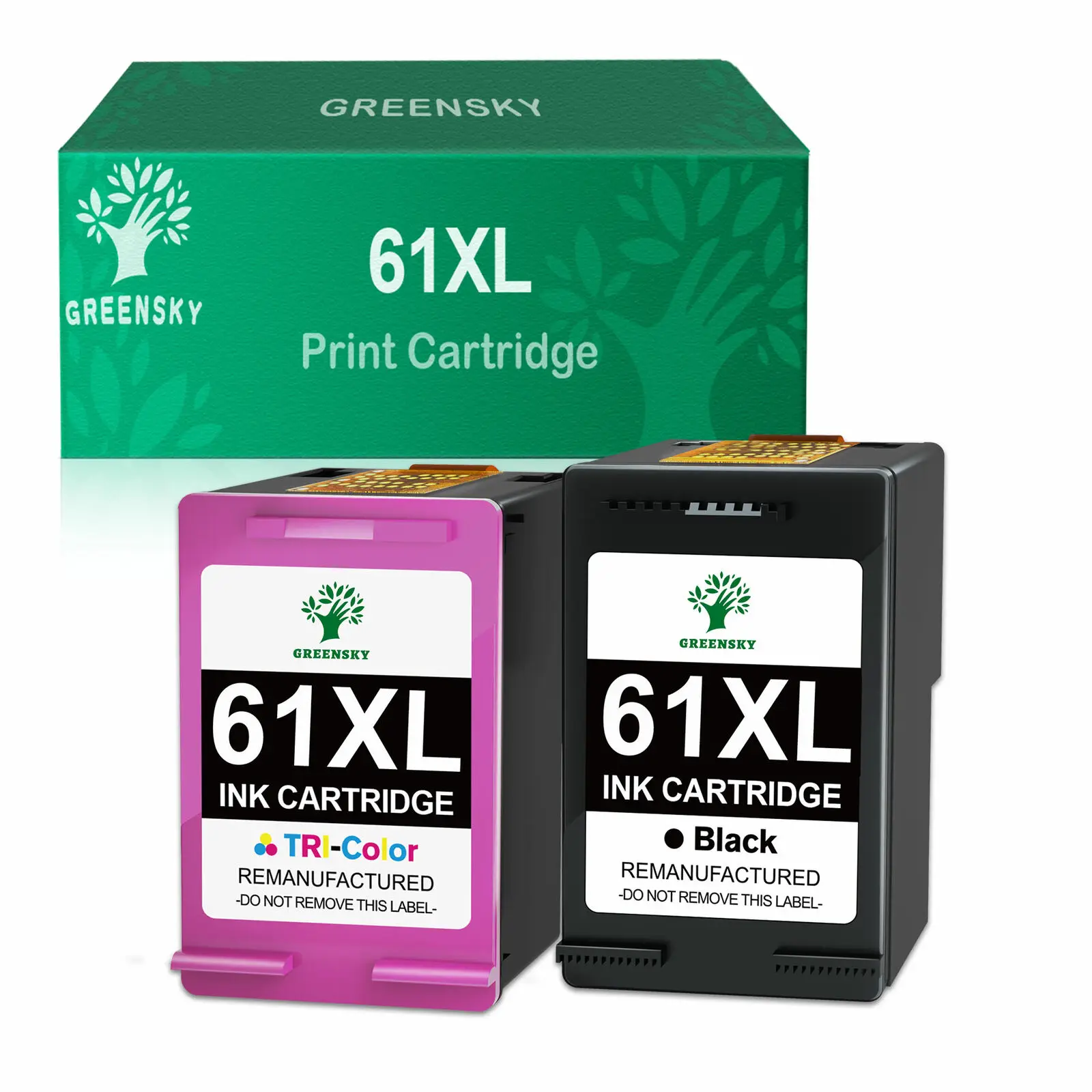 

2 #61XL Combo Ink Cartridge Black &Color For HP Deskjet 5530 4504 4502 4501 4500