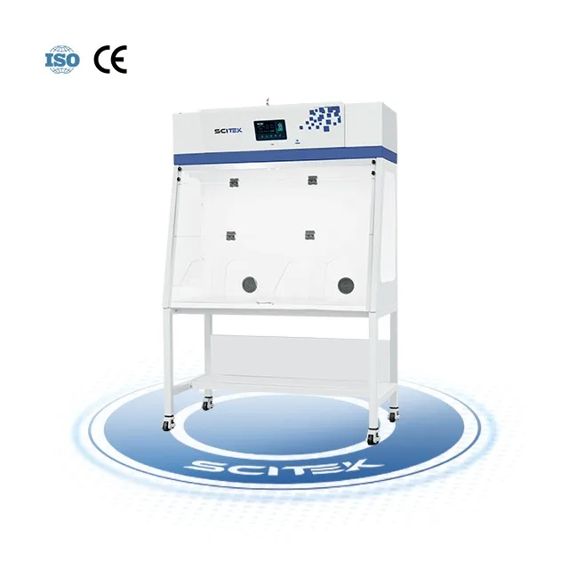 Ductless Fume Hood 7-inch LCD Touch Screen Fume Hood 690mm Surface Height Low Noise for Laboratory