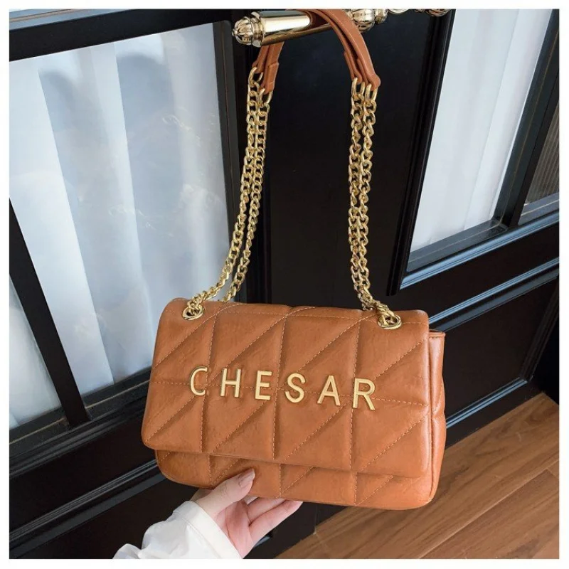 

High-End Luxury Brand Ladies Handbag Leather Trendy Famous Designer Elegant Elegant Lining Vintage Commuter Bag​