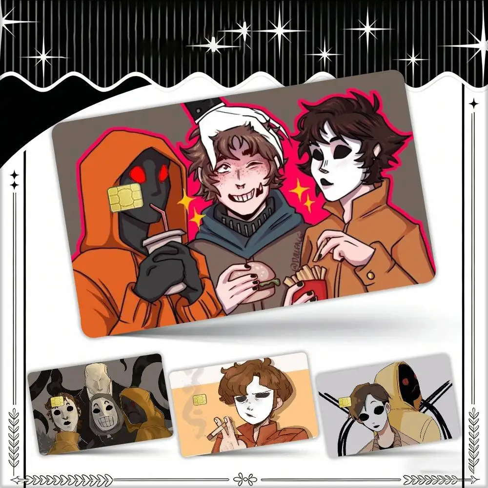 

O-perator MH Marble Hornets Waterproof Film Skin Cover Credit Card Stickers Debit Front Bank Bus Pass