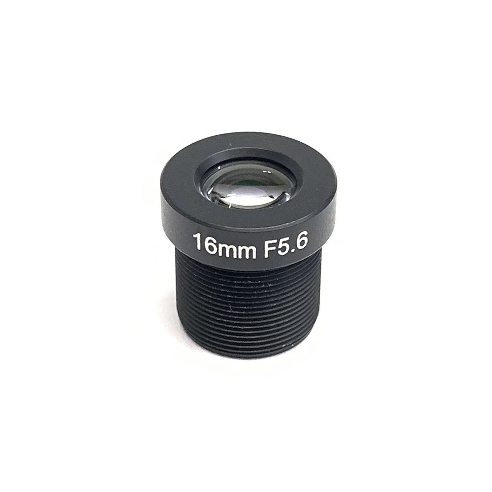 

OEM 16-мм объектив M12 F5.6 S-Mount 1/1.8" для систем видеонаблюдения, 5 Мп, без искажений, для сетевых IP-камер видеонаблюдения SL-0162