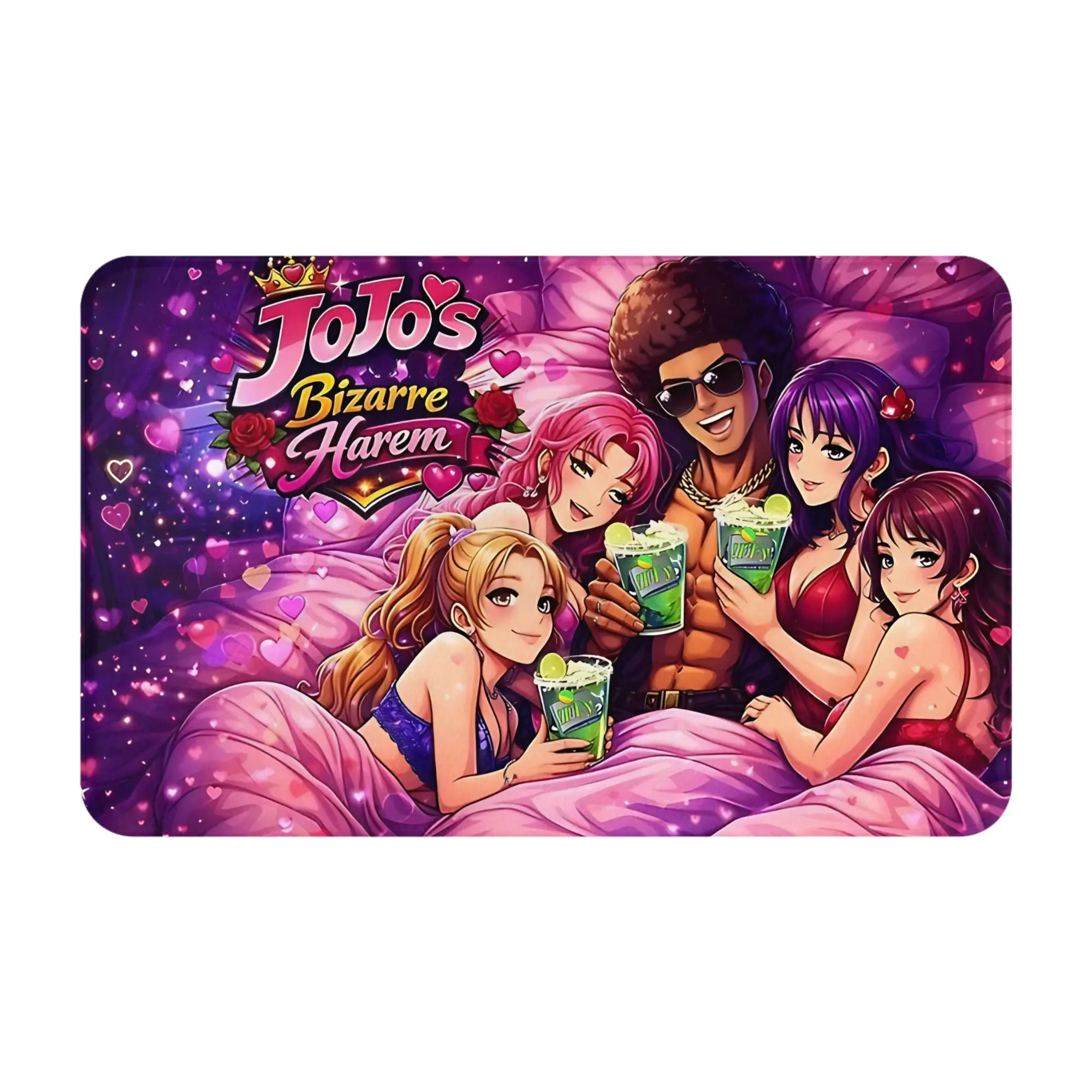 JoJo Decorations Bath Mat jojos bizarre adventure Doormat Living Room Carpet Outdoor Rug Home Decor