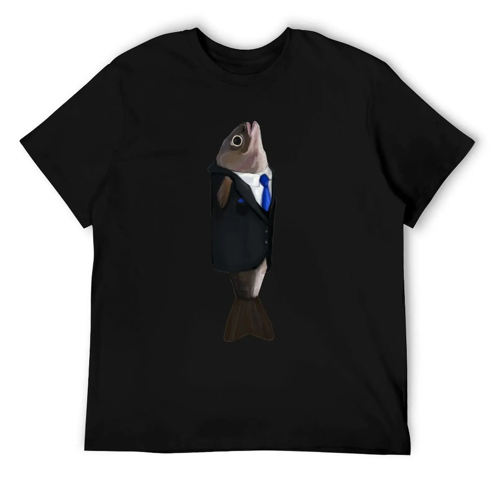 

Fish in a suit T-Shirt man t shirt heavy cotton t shirts designer T-Shirt