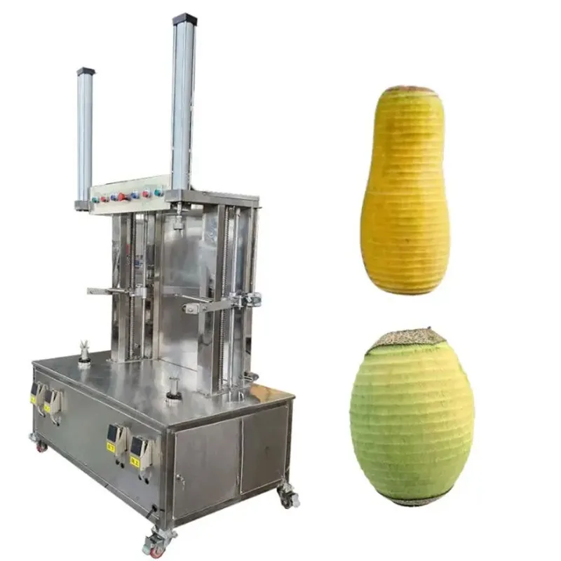 Melon and fruit peeling machine, single and double multi-functional peeling and peeling machine