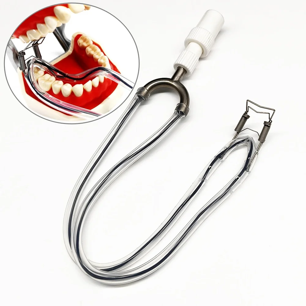Lab Aspirator Suction Tube Lab Multifunctional Salivary Suction Strong Sucker Moisture Isolation with Rubber Dam. Best Tool