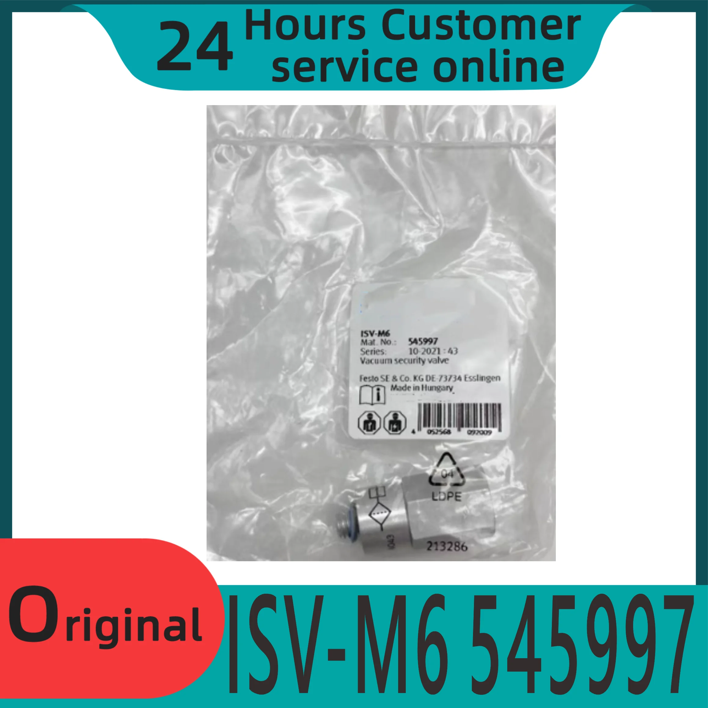 新品オリジナル安全弁-isv-m5-151217-isv-m6-545997-isv-m4-545996