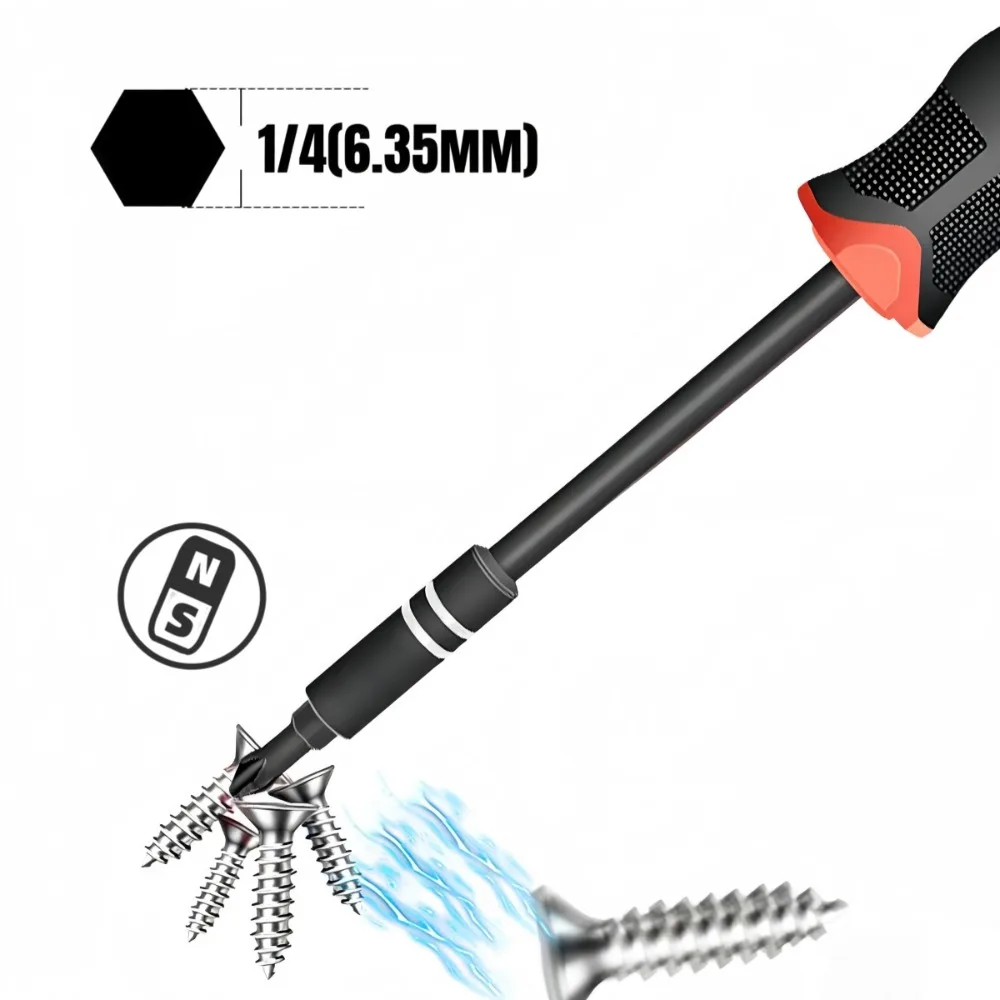 24In1 Buchse Schraubendreher-satz Magnetische Bit Kreuz Flache Schraubendreher Kopf Abnehmbare Multifunktionale Handheld Reparatur Werkzeug Set – Detail 2