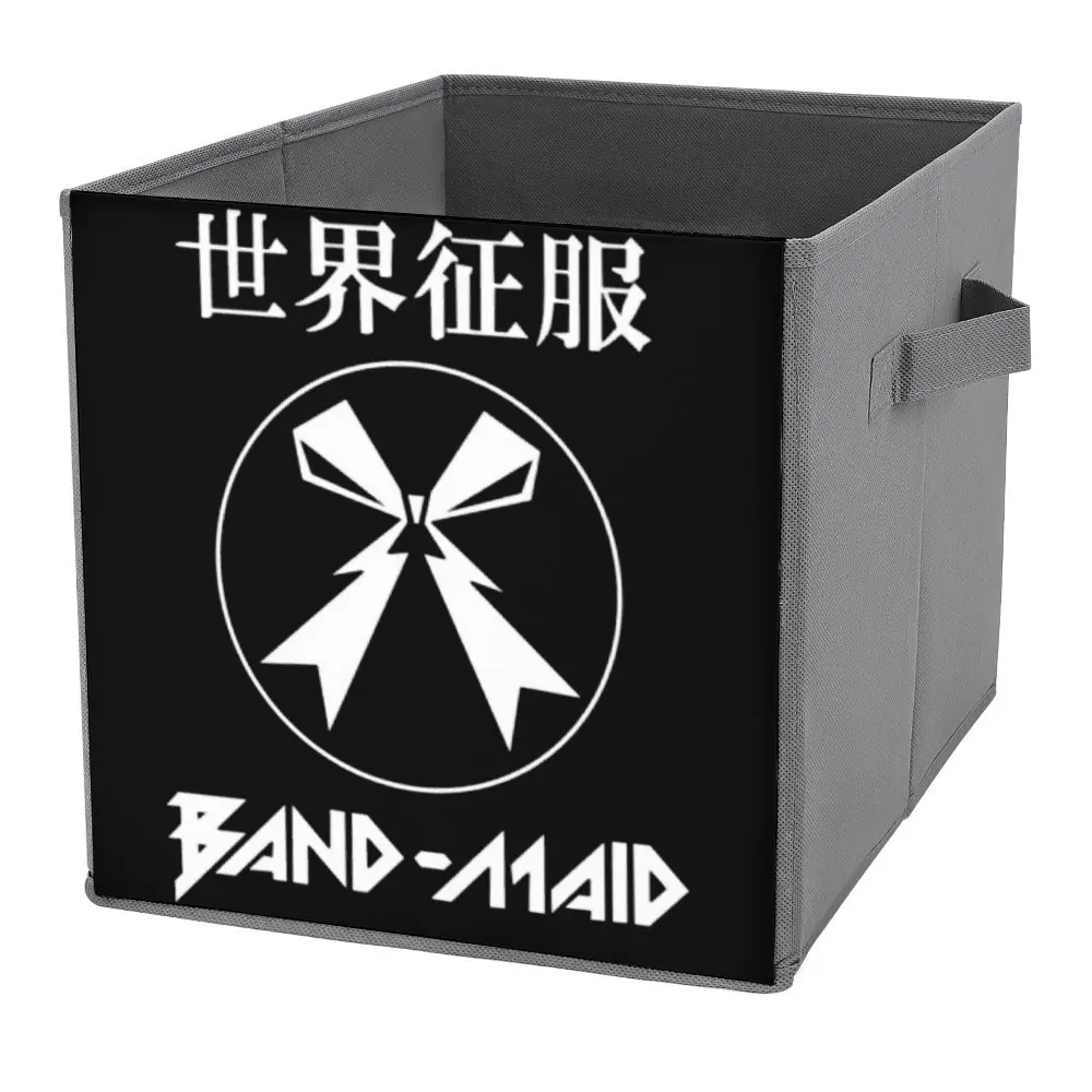 Folding Storage Box Band Maid T Shirtband Maid(1) Storage Bins Dust Proof Towels Durable Graphic Convenient Bedroom Storage