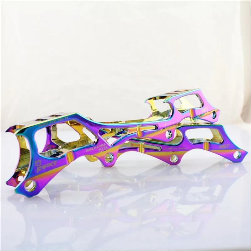 

Flat / Rockered 231mm 243mm Inline Skates Frame for Slalom Skating Chassis Plane Banana FSK Roller Base 4X76mm 4X80mm Fierce F1