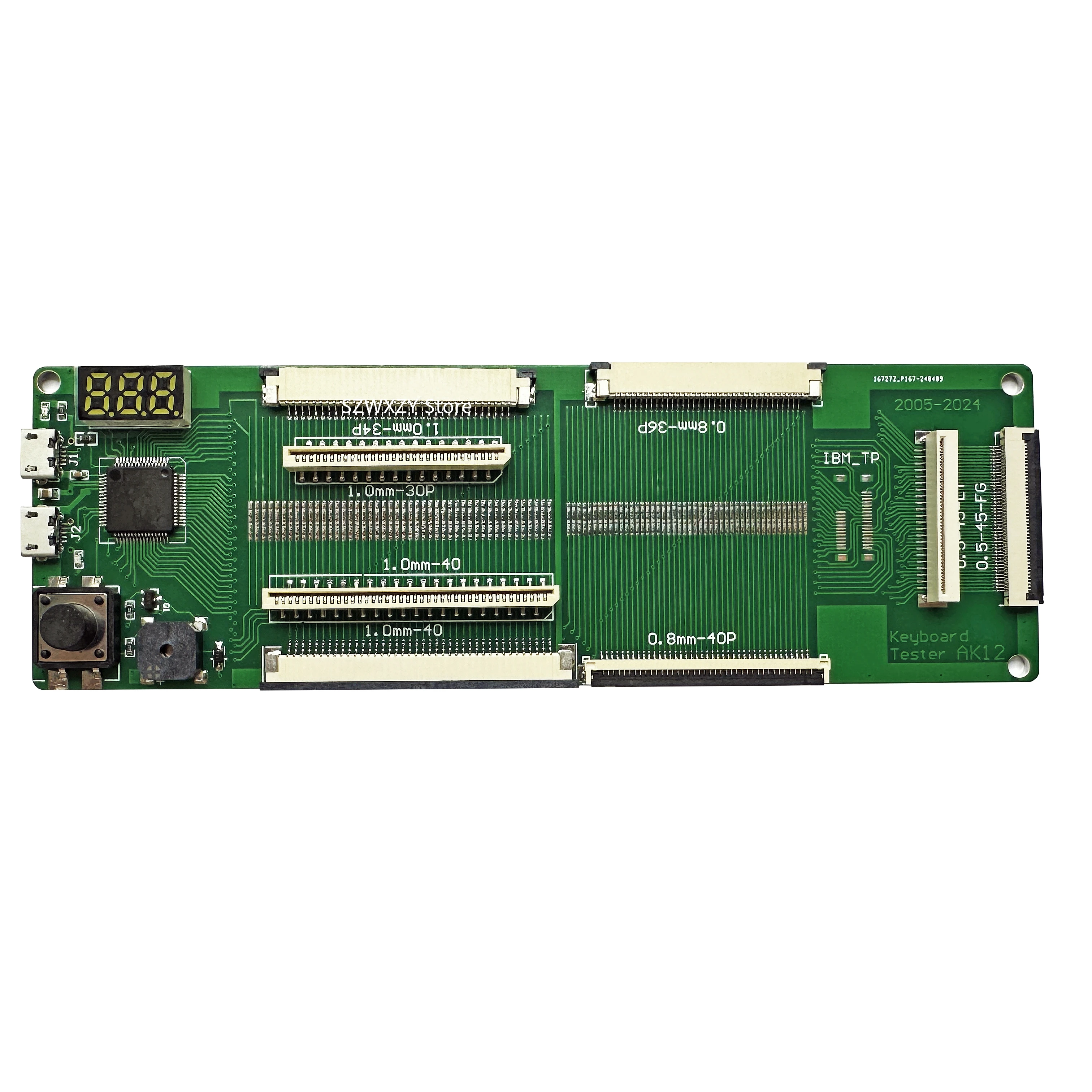 جهاز اختبار لوحة مفاتيح الكمبيوتر المحمول الأصلي الجديد AK12 جهاز اختبار آلة أداة واجهة USB مع كابل 100% تم اختباره سريعًا #2