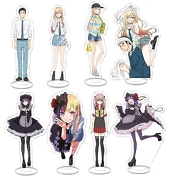 My Dress Up Darling Anime Figure Kitagawa Marin Gojo Wakana Model Plate Desk Decor Standing Sign HD Acrylic Stand Room Ornaments