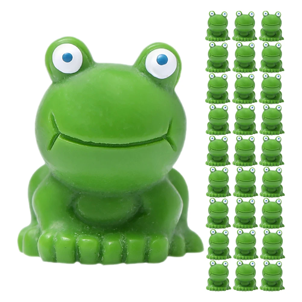 

80Pcs Miniature Frogs Resin Figurines Durable Material Vibrant Colors Perfect for Micro Landscapes Home Decoration