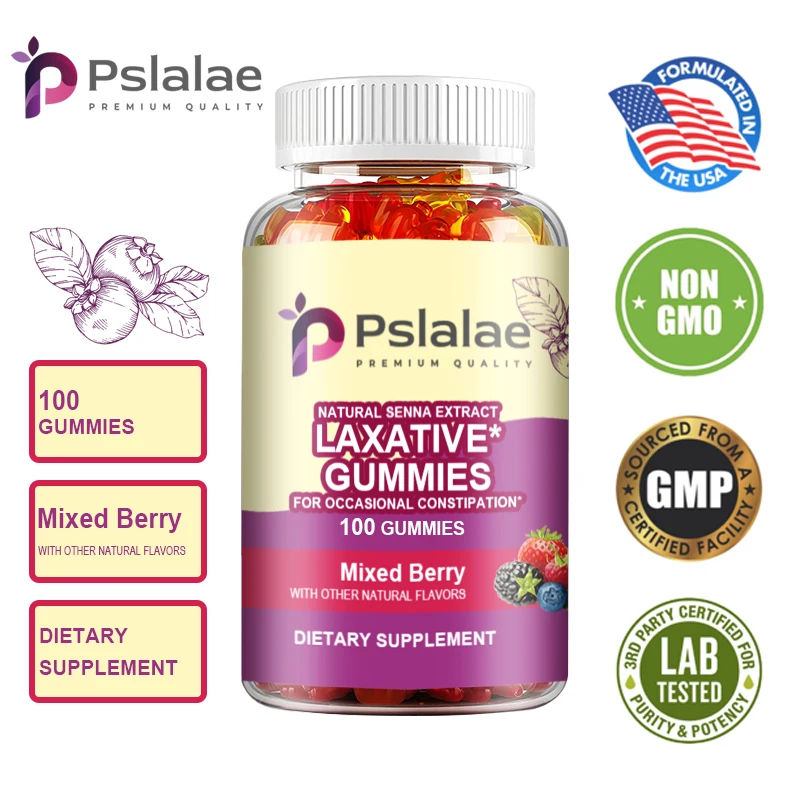 

Laxative Gummies - Supports Intestinal Health, Boosts Metabolism, Relieves Constipation, Bowel Cleansing and Detoxification