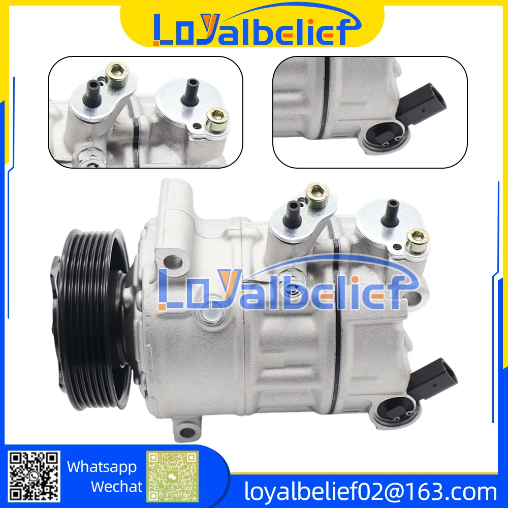 COMPRESSOR DE AR CONDICIONADO PXE16 Para Audi A3 VW Golf Seat Skoda Tiguan Golf Beetle GTIf 1K0820803G 1K0820803N 1K0820803C 1K0820803S 1K0820808A