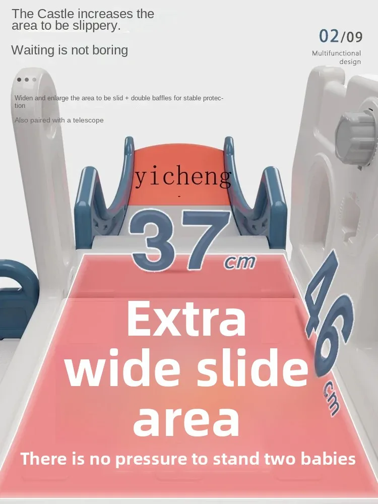 ZZ Slide – château d'intérieur pour enfants, combinaison de toboggan et de balançoire, petits jouets pliables pour bébé