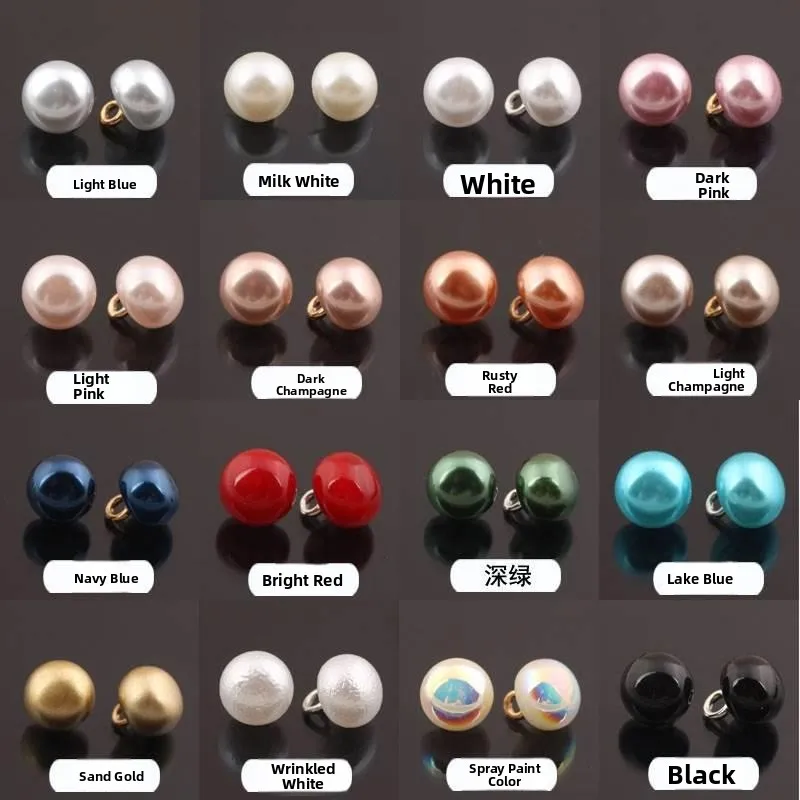 

Круглые пуговицы с жемчугом для свитеров и одежды, роскошные пуговицы Musoom для женской одежды, пуговицы для шитья своими руками