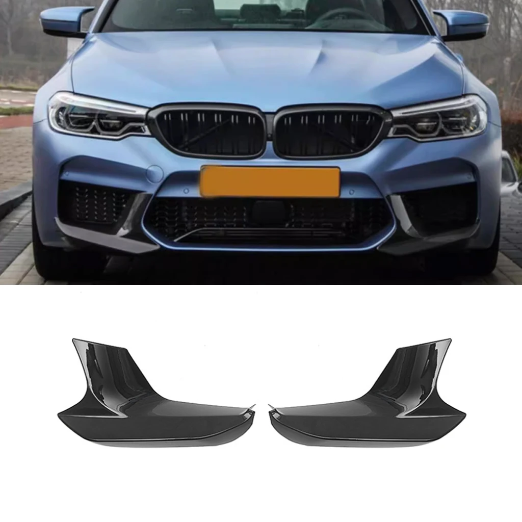 

Car Front Bumper Lip Angle Diffuser Side Splitter Spoiler Protector For BMW F90 M5 2017 2018 2019 2020