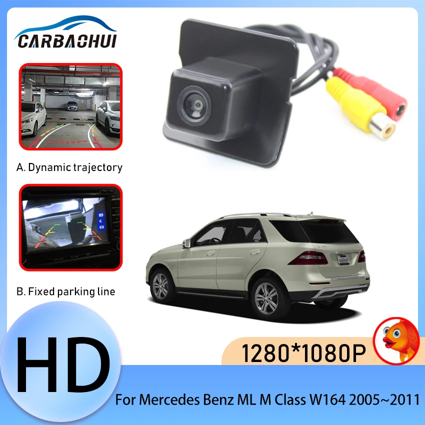 

HD CCD Night Vision 1280x1080P HD 170 градусов для транспорта камера заднего вида для Mercedes Benz ML M Class W164 2005 ~ 2009 2010 2011