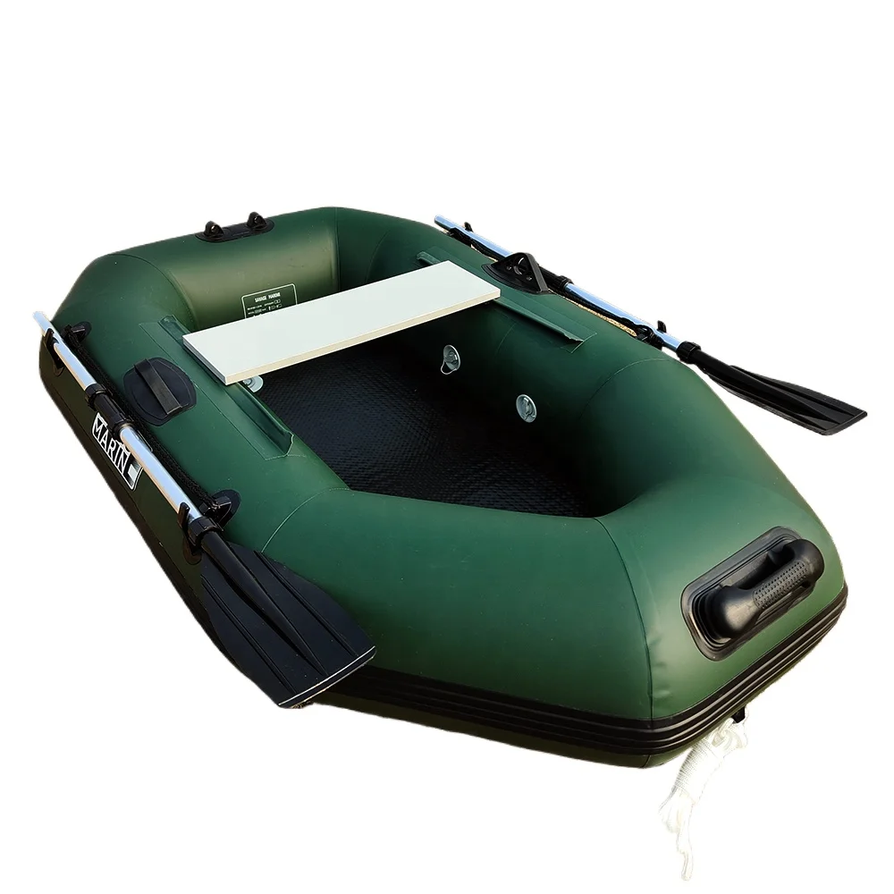 

1.8M Rowing Boat with Air Deck Floor Single Inflatable Kayak With Accessories Fishing Boat for Sale
