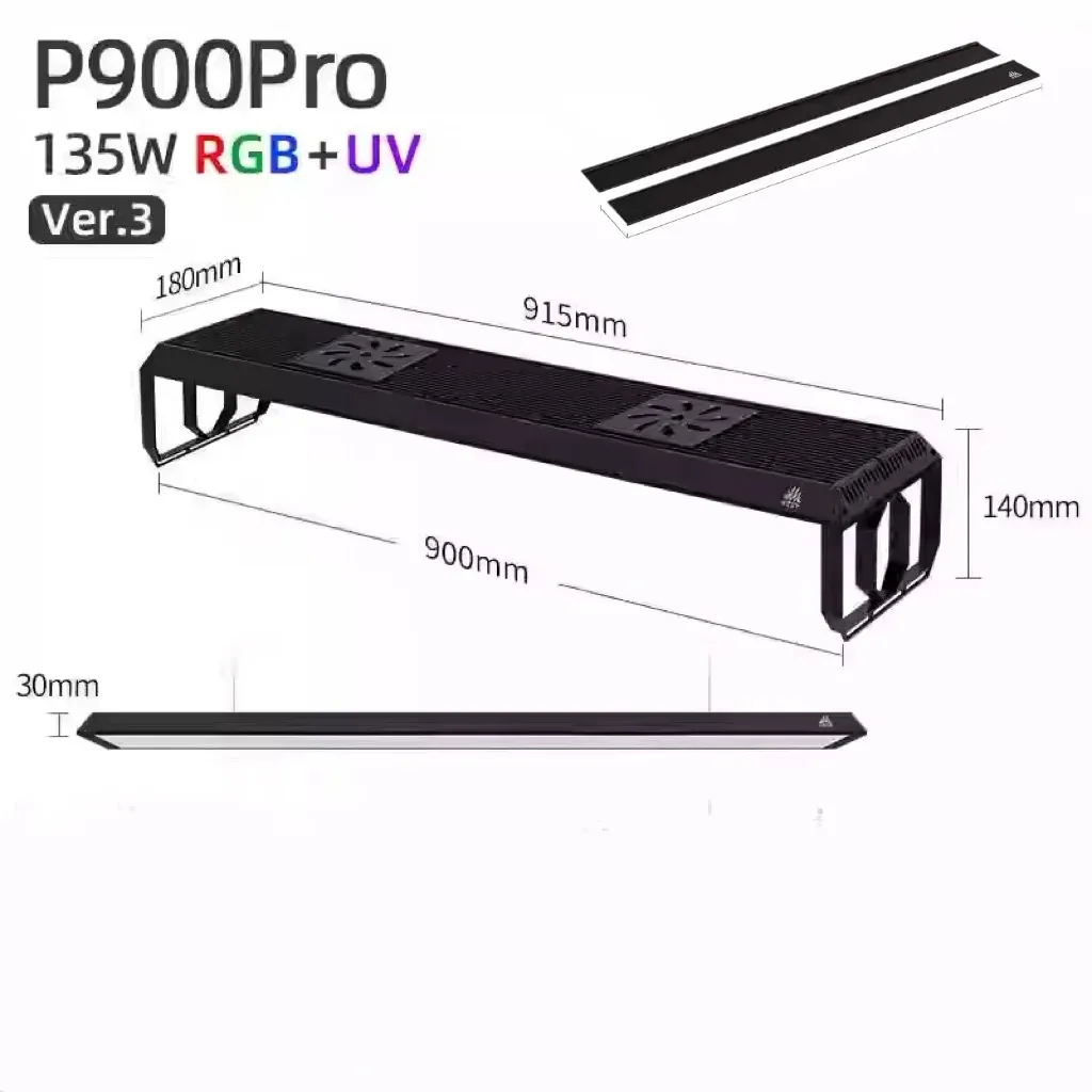 WEEK AQUA P PRO スマート LED ライト P600/P900/P1200 - WiFi APP