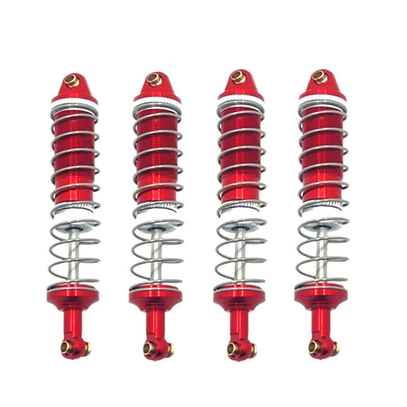 

Комплект амортизаторов гидравлического масла для обновления радиоуправляемого автомобиля для Wltoys 104006 104010 104020 104026 Детали для обновления радиоуправляемого автомобиля Красный