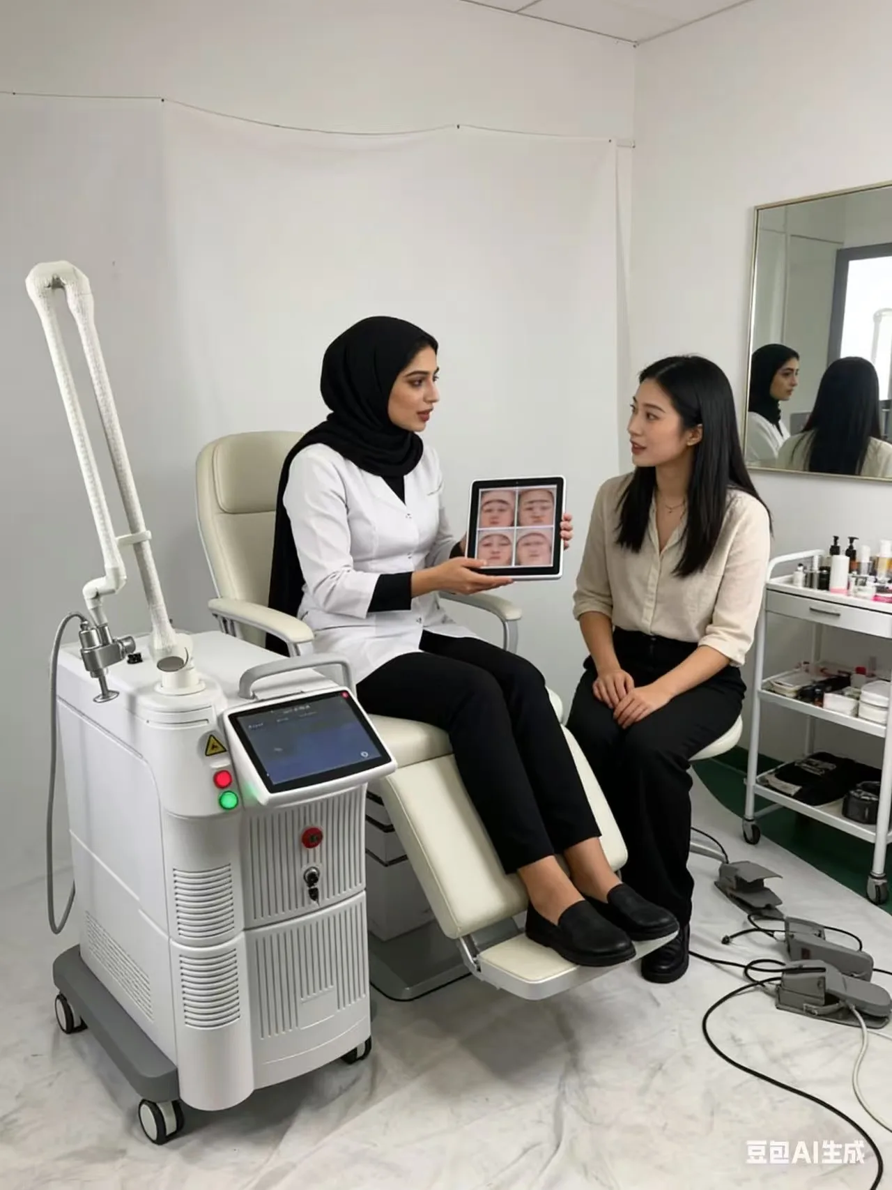 Newest design 4D Fotona Co2 Fractional lase Treatment Machine 10600nm lase beaut machine For Resuacing Acne Scars
