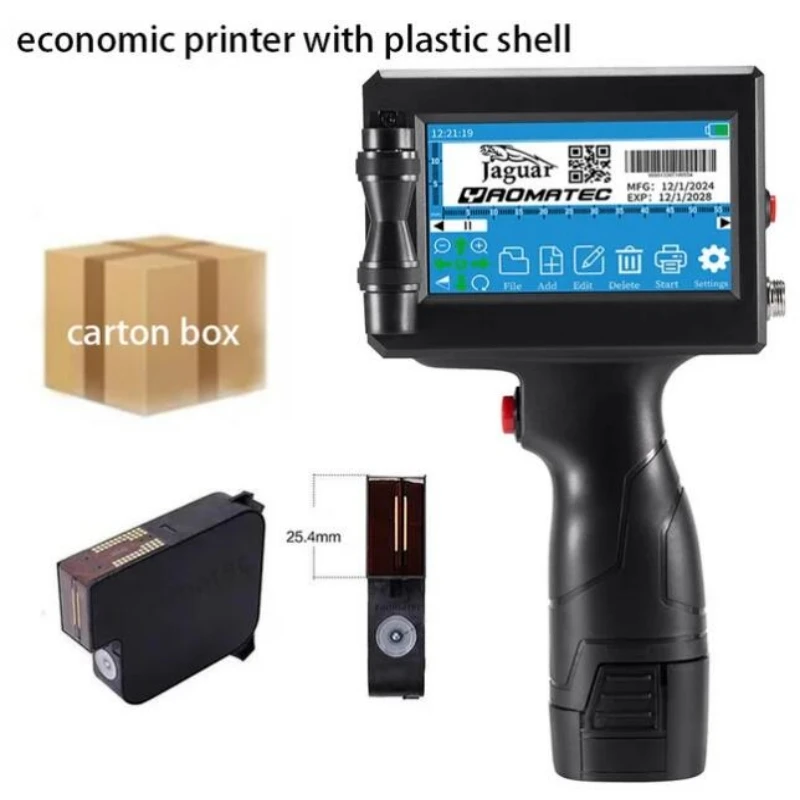 

28 language 25.4mm online date number logo expiry date label portable hand jet handheld thermal inkjet printer