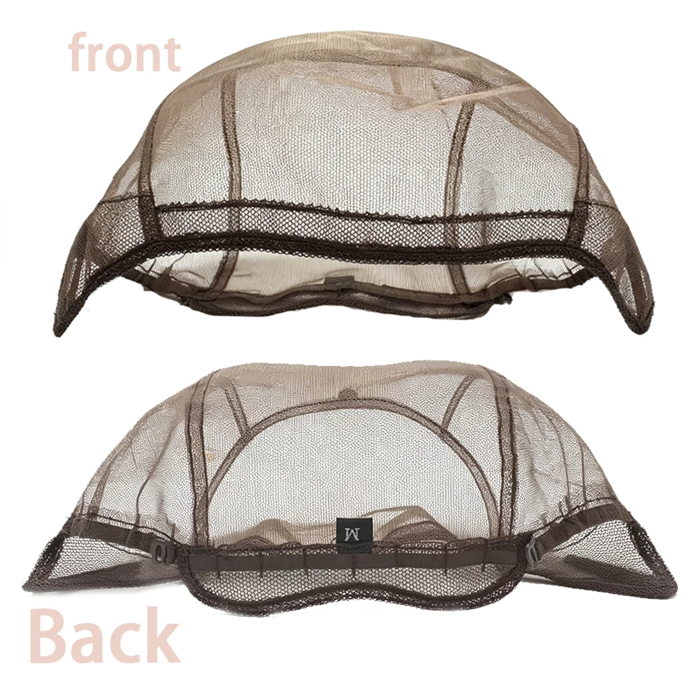 52Cm 54Cm 56Cm 58Cm Swiss Wig Cap Full Lace Wig Cap With Adjustable Straps For Making Wigs Ventilated Hair Net Wig Accessories