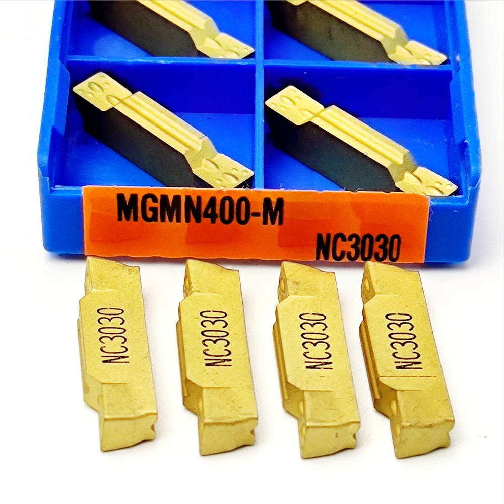 10PCS Grooving Turning Tool CNC MGMN 400 Carbide Insert Milling Cutter Outer MGMN400-M NC3030  Metal Lathe Tool Hard Alloy