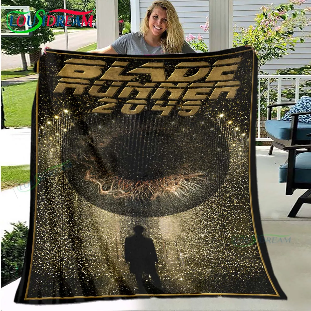 

Famous Film B-Blade Runner Soft Blanket Sports Living Room Bedroom Sofa Bed Blanket Gift Travel Office Lunch Break Blanket