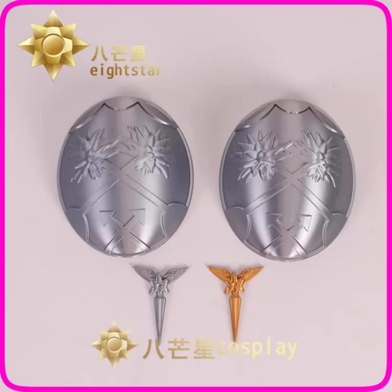 

HITMAN REBORN! Byakuran Gesso Cosplay Crystal Shoulder Armor Badge Brooch Cosplay Props